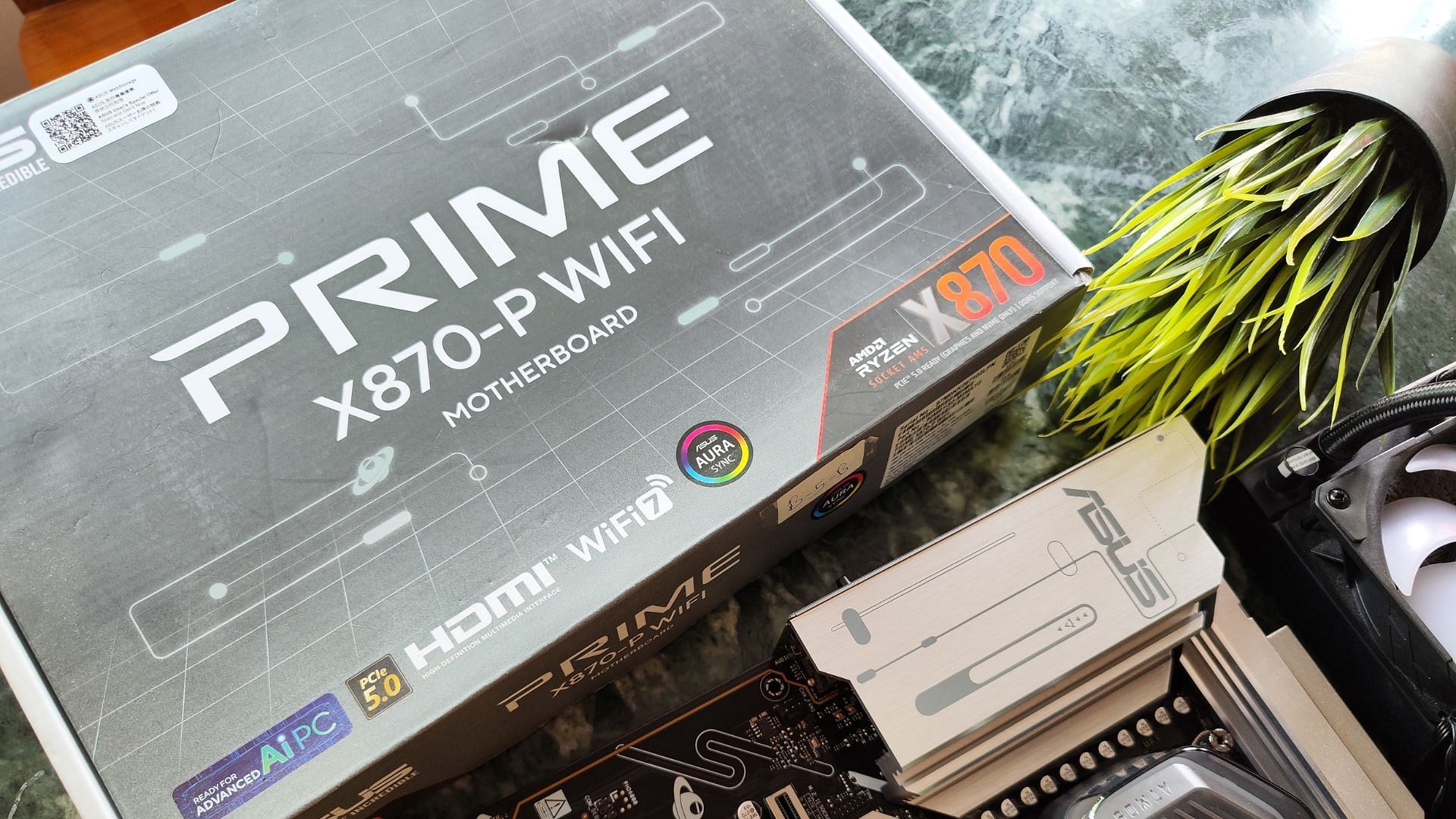 The Prime X870-P comes with a pretty standard unboxing experience (Image via Sportskeeda)